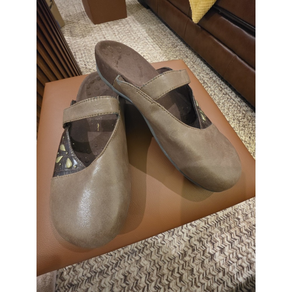 Orthaheel Vionic Hannah Women's Size 10 Brown Comfort Mule Strap